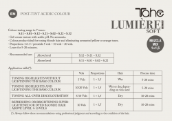 LUMIÉRE COLOUR EXPRESS S.02 Cider-prírodno perlová (100 ml) Tahe