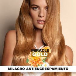 Miracle Gold maska proti krepovitosti na jemné vlasy (1000 ml) Tahe