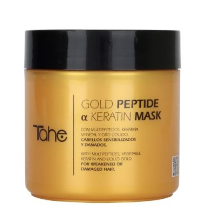 GOLD PEPTIDE MASK s multipeptidom pre slabé a poškodené vlasy (400 ml)