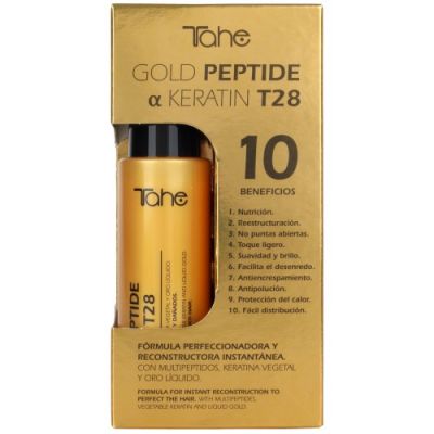 Keratínové sérum s peptidom T 28 na poškodené a slabé vlasy (100 ml) Tahe